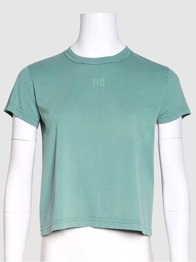 Alexander Wang Teal Baby Tee